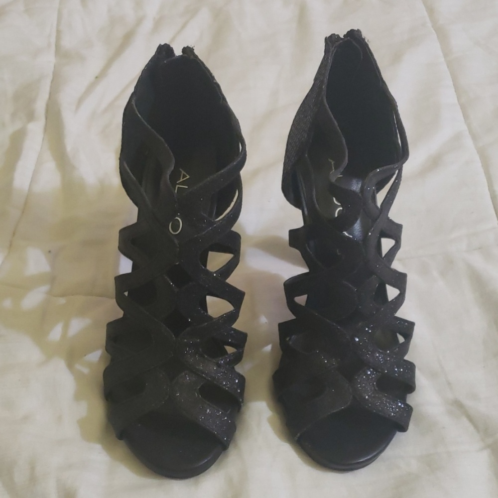 Aldo black heels
